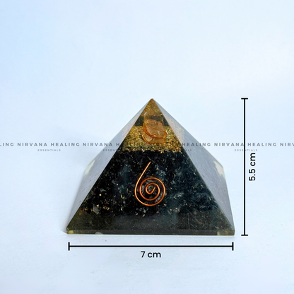 BLACK AGATE 5 ELEMENT PYRAMID (Grounding, Protection, Success And Courage) image 4