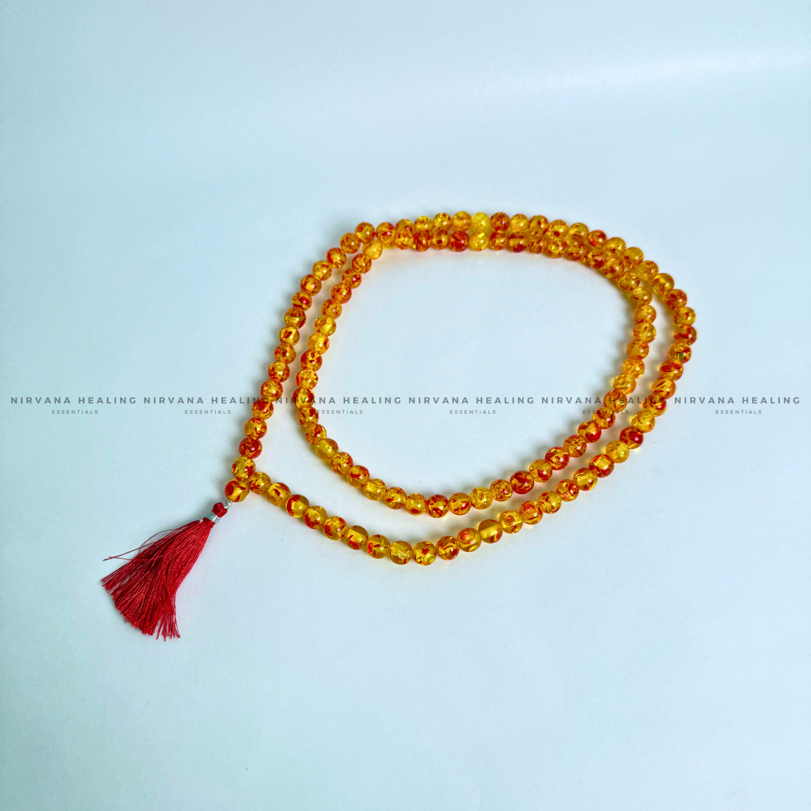AMBER JADE MALA (Detox, Health, Joy And Soul Healing)   image 4