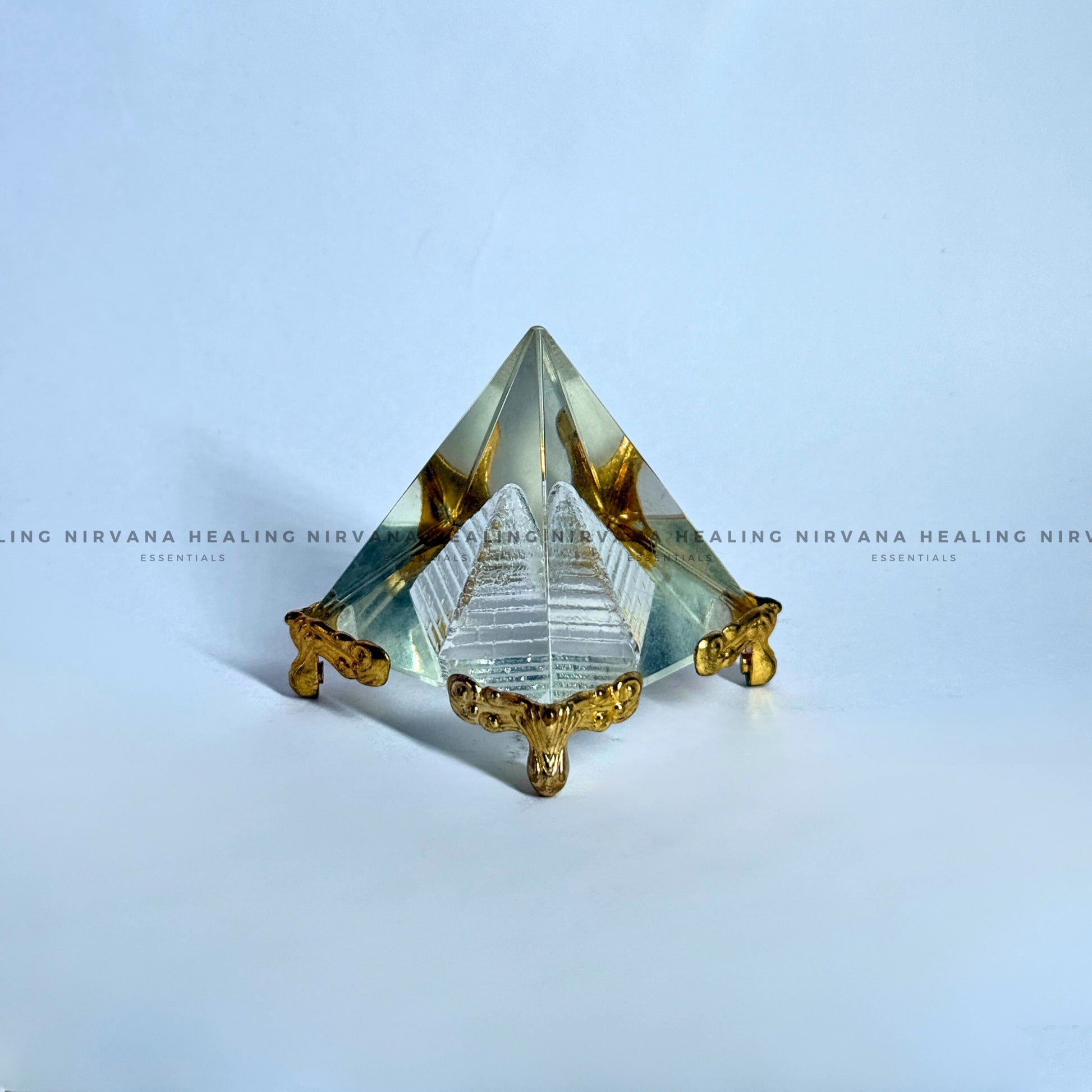 VASTU/FENG SHUI CRYSTAL PYRAMID (Harmonize Energy And Enhance Prosperity) image 1
