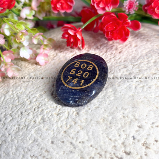 LAPIS LAZULI ABUNDANCE ZIBU COIN (Communication, Truth, Ease Of Expression And Wisdom) image 1