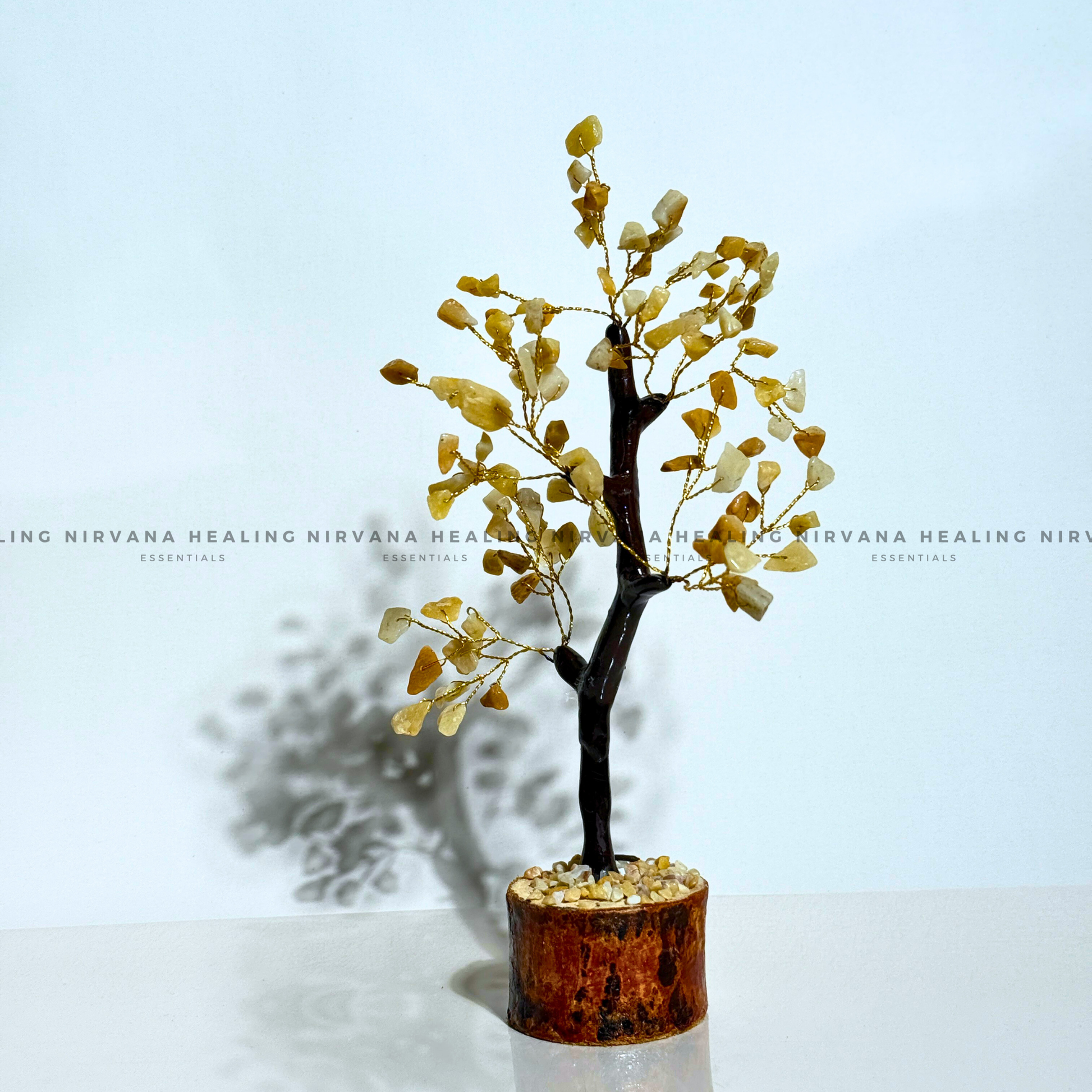 YELLOW AVENTURINE CRYSTAL TREE (SMALL) Approx 100 Beads (Joy, Leadership, Empowerment). image 4