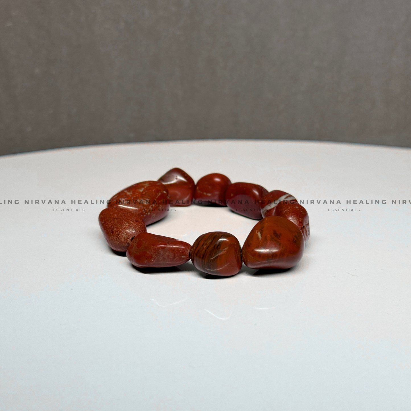 RED JASPER TUMBLE BRACELET (Immunity, Strength, Health And Pain Relief) image 3