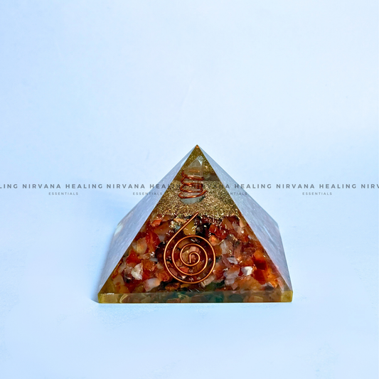 RED CARNELIAN PYRAMID (Creativity, Courage, Passion And Stamina) image 0
