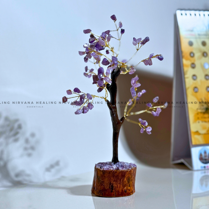 AMETHYST CRYSTAL TREE Approx 100 Beads (Meditation, Stress Reduction, Intuition and Manifestation) image 4
