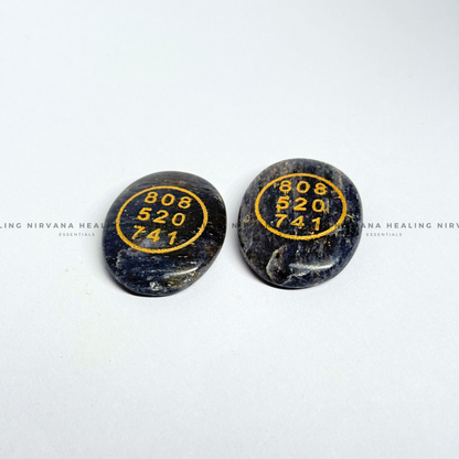 LAPIS LAZULI ABUNDANCE ZIBU COIN (Communication, Truth, Ease Of Expression And Wisdom) image 3