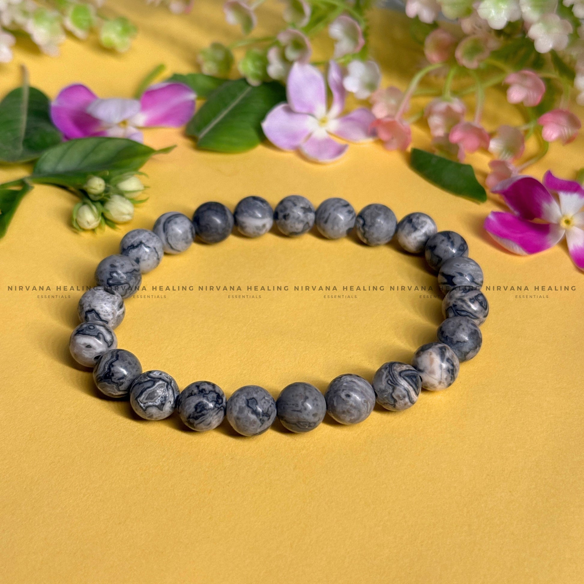 CATS EYE ROUND BEADED BRACELET (Intuition, Awareness And Protection) image 0