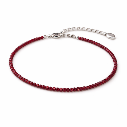 GARNET ANKLET - Passion, Vitality & Ground Energy image 1