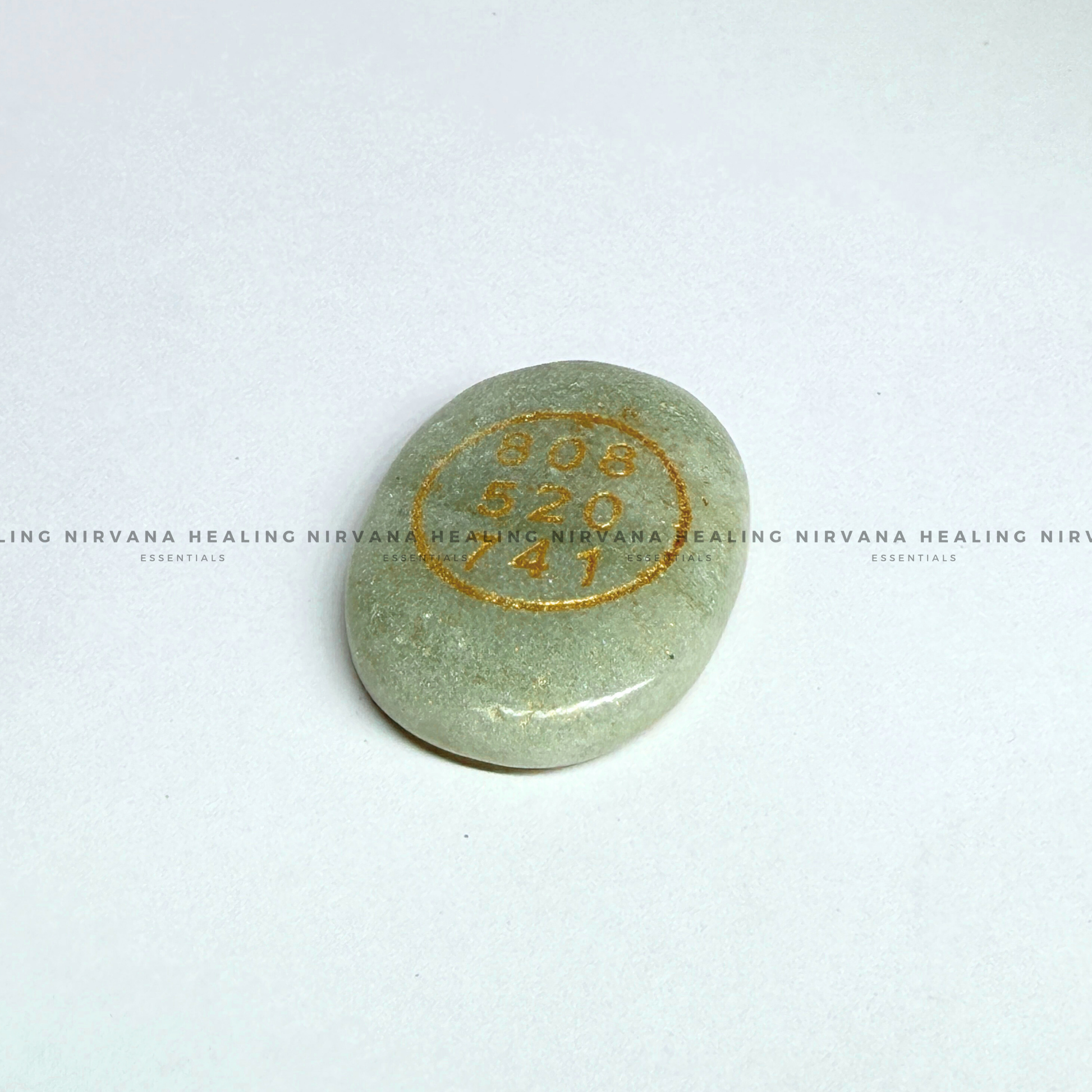 GREEN AVENTURINE ABUNDANCE ZIBU COIN (Luck, Money, Abundance, Career And Growth). image 2