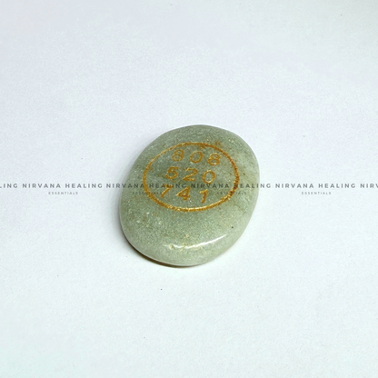 GREEN AVENTURINE ABUNDANCE ZIBU COIN (Luck, Money, Abundance, Career And Growth). image 2