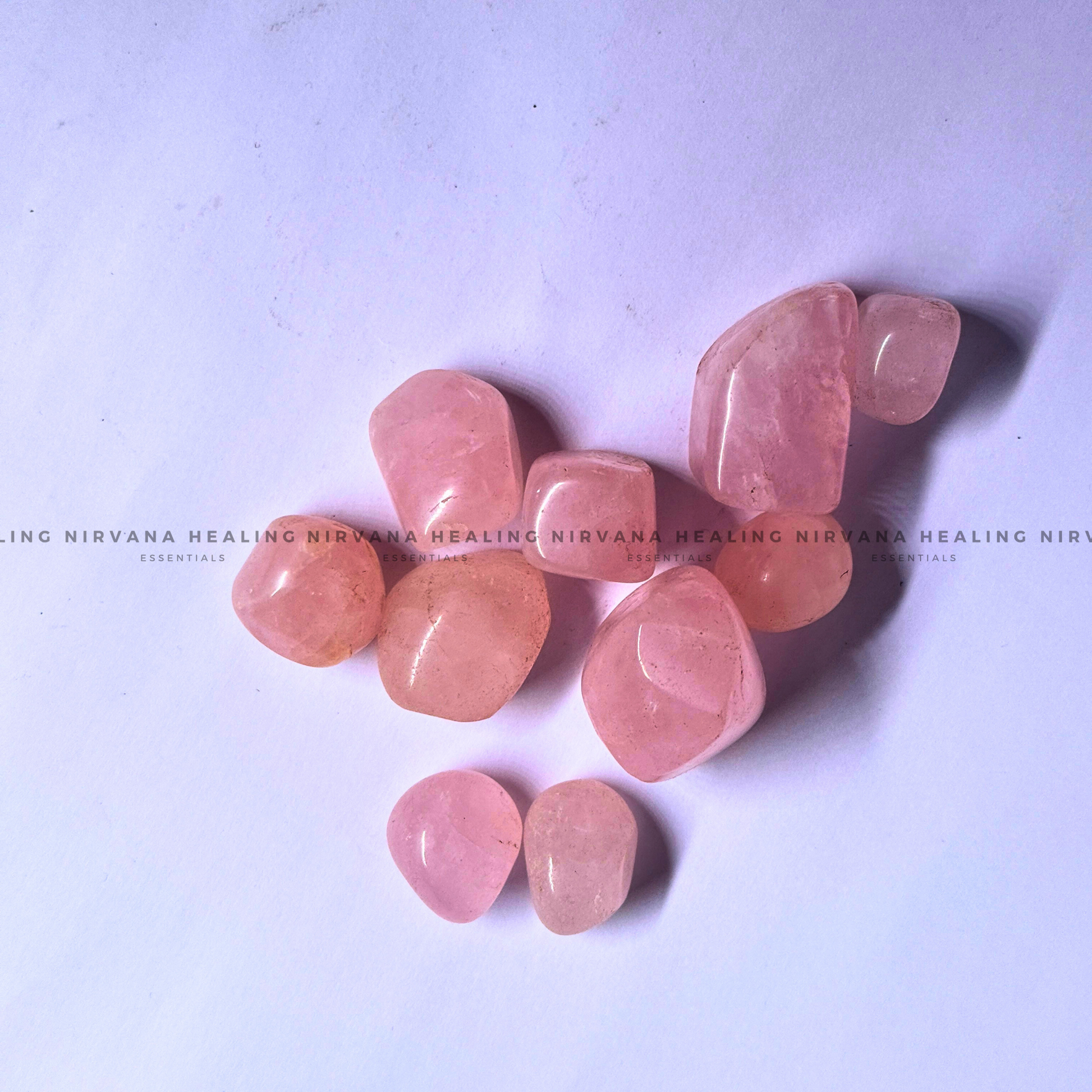 ROSE QUARTZ TUMBLE HEALING STONE (Love, Romance, Relationship, Emotion And Balance) image 3