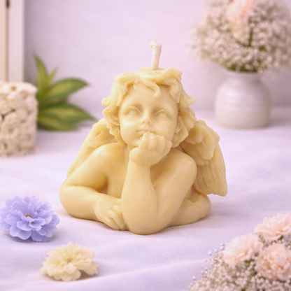 BLISSFUL ANGEL CANDLE (Made From Natural Beeswax) image 7
