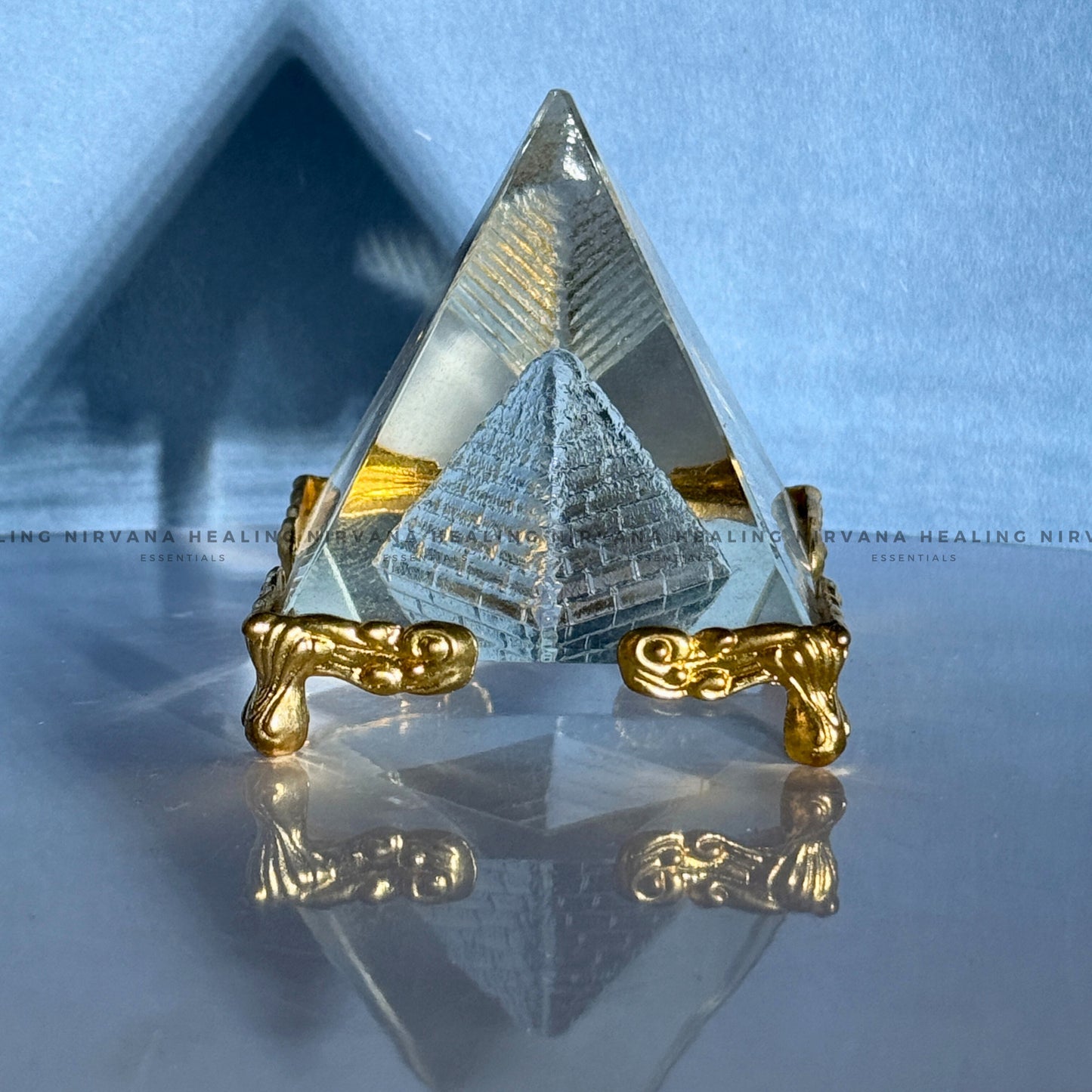 VASTU/FENG SHUI CRYSTAL PYRAMID (Harmonize Energy And Enhance Prosperity) image 4