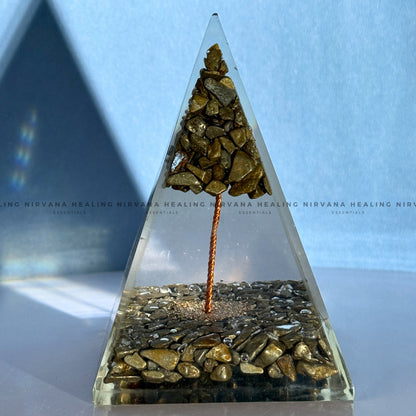 PYRITE PYRAMID (Money Magnet, Prosperity, Fame, Abundance). image 5