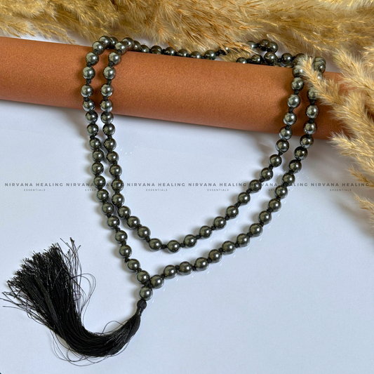 PYRITE MALA (Money Magnet, Prosperity, Success, Fame, Abundance) image 0