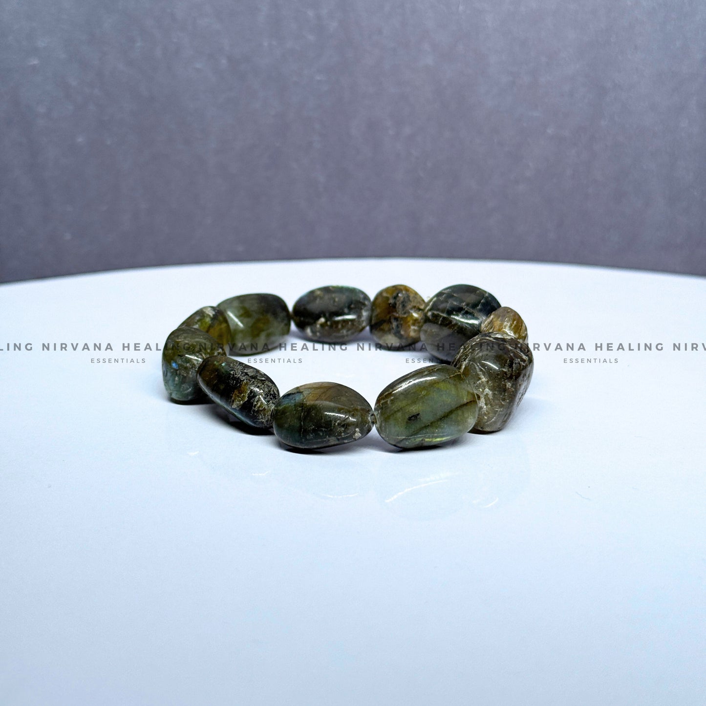 LABRADORITE TUMBLE BRACELET (Intuition, Inner Power And Transformation).  image 3