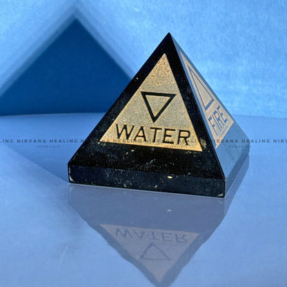 BLACK AGATE 5 ELEMENT PYRAMID (Grounding, Protection, Success And Courage) image 3