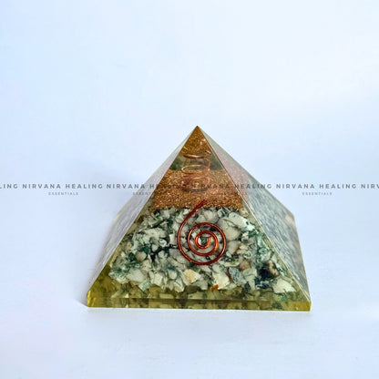 TREE AGATE PYRAMID (Abundance, Nature Connection And Inner Peace) image 0