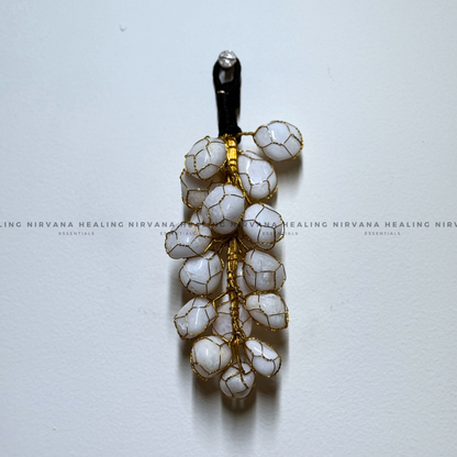 WHITE MARBLE FOR GROUNDING HANGING (Marble White Purity, Focus And Divine Connection)  image 4