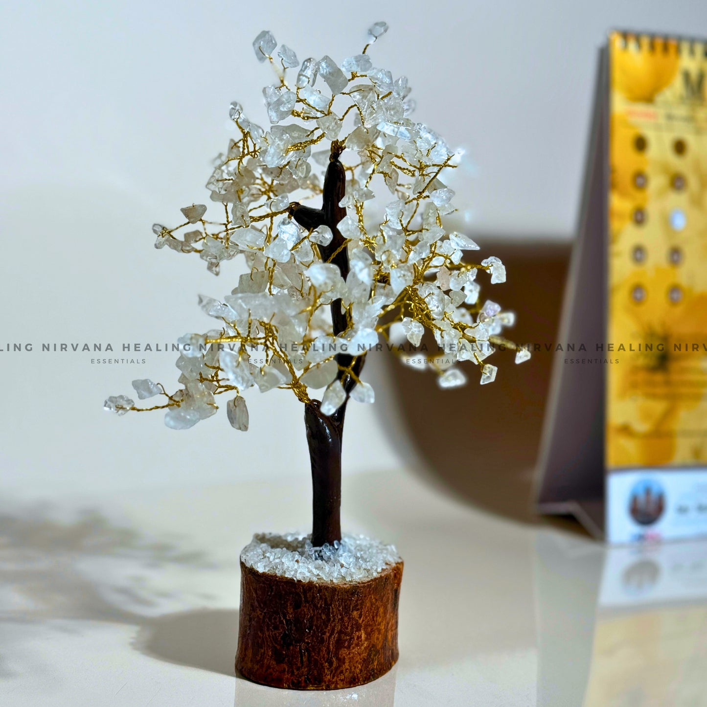 CLEAR QUARTZ CRYSTAL TREE Approx 300 Beads Approx 300 Beads (Mental Clarity, Master Healer And Energy Amplifier).  image 4