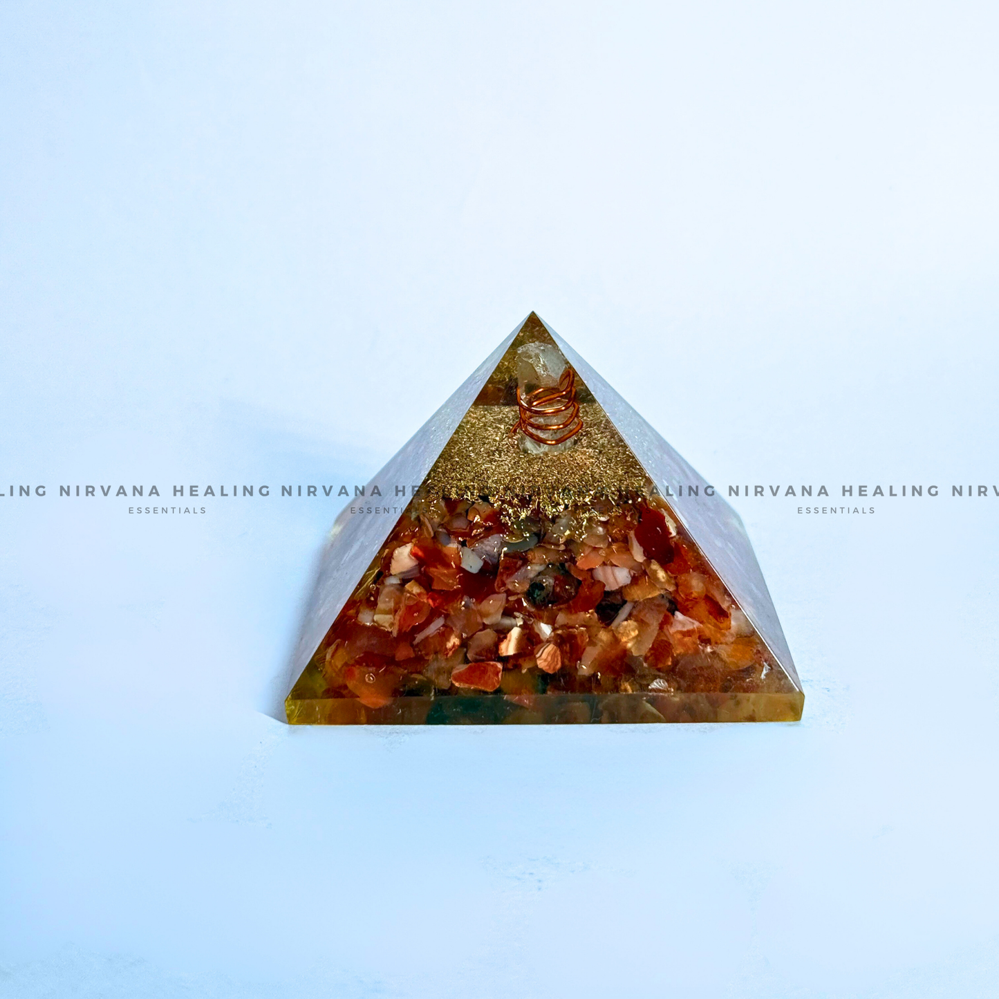 RED CARNELIAN PYRAMID (Creativity, Courage, Passion And Stamina) image 1