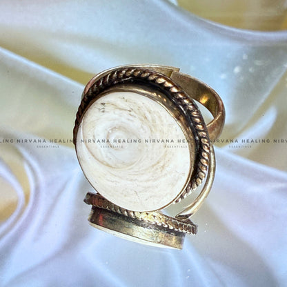 GOMTI ROUND RING (Ring of Divine Protection, Prosperity & Balance) image 0