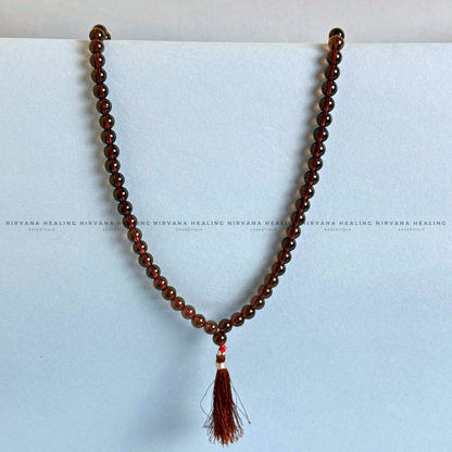 SMOKY QUARTZ MALA (Grounding, Detox, Protection And Removes Anxiety) image 3