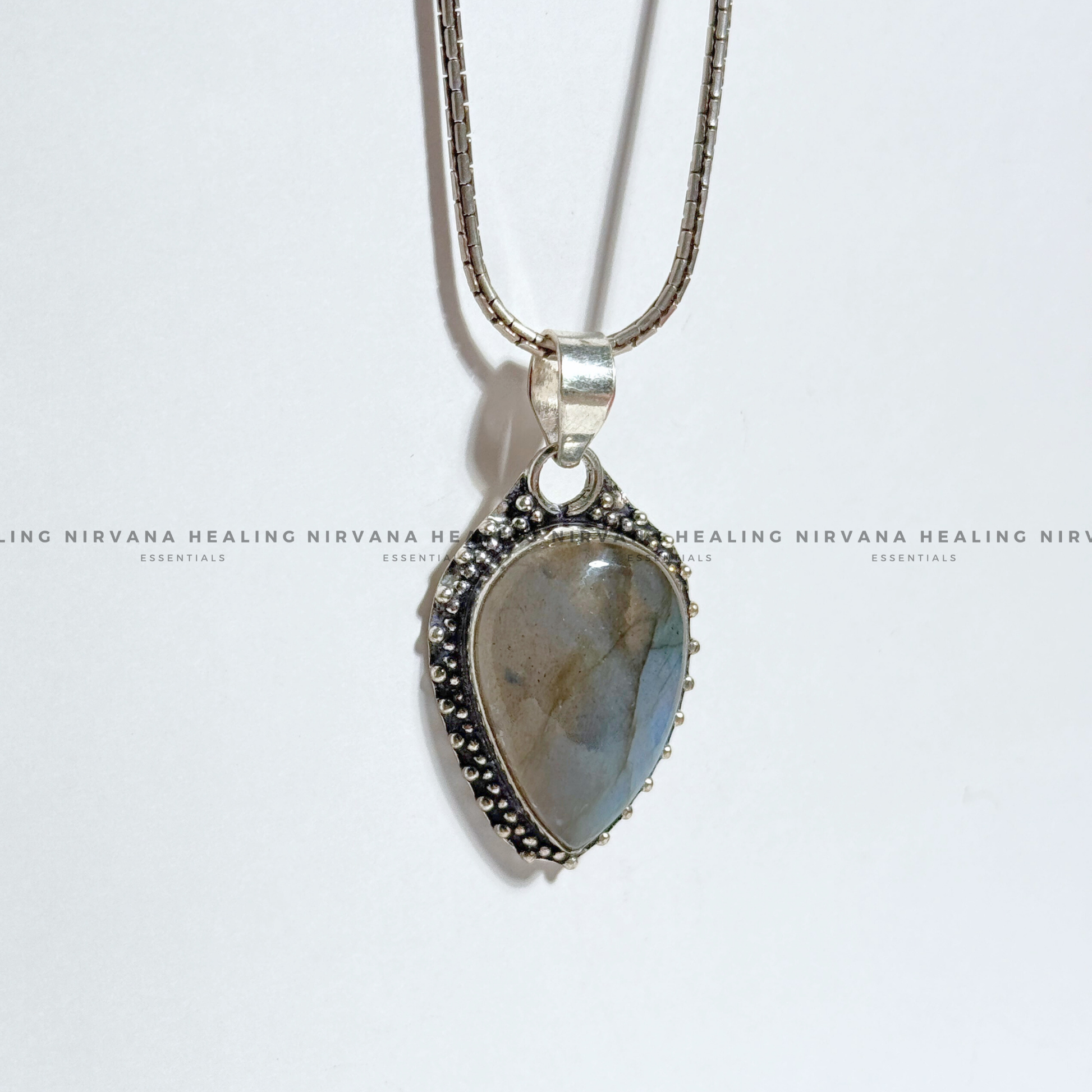 LABRADORITE CRYSTAL DESIGNER PENDANT (Intuition, Inner Power And Transformation).    image 5