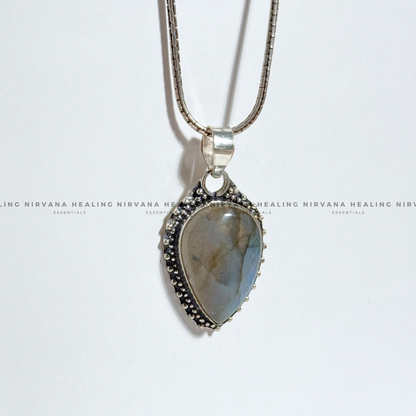 LABRADORITE CRYSTAL DESIGNER PENDANT (Intuition, Inner Power And Transformation).    image 5