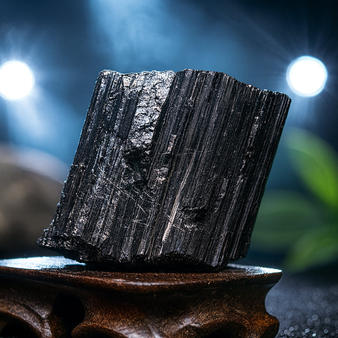 RAW BLACK TOURMALINE CLUSTER (Protection, Grounding, Shielding And Growth) image 2