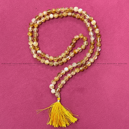 CITRINE NATURAL MALA (Abundance, Creativity, Success And Confidence).  image 2