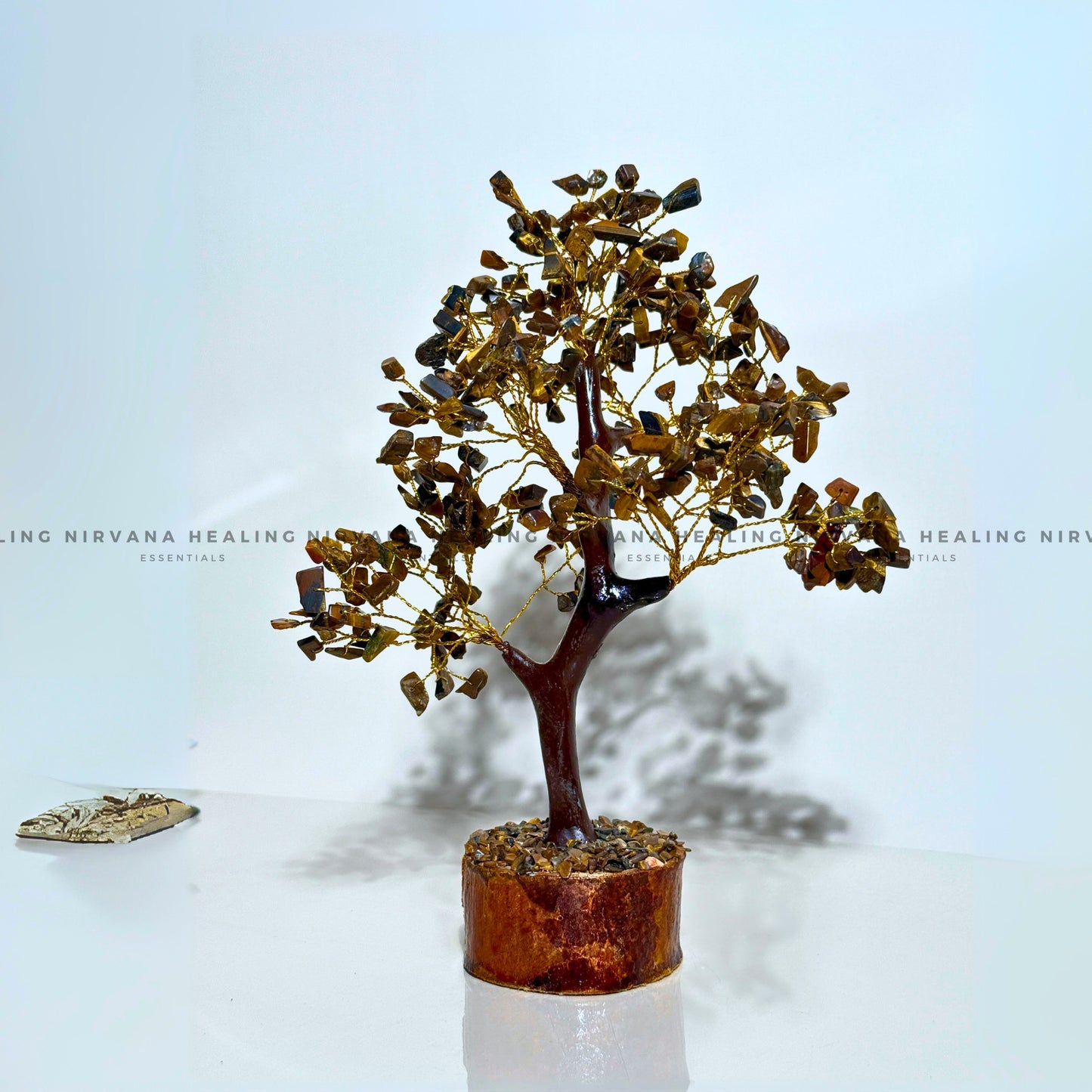 TIGER EYE CRYSTAL TREE (BIG) Approx 300 Beads (Bold, Courage, Willpower And Strength). image 3