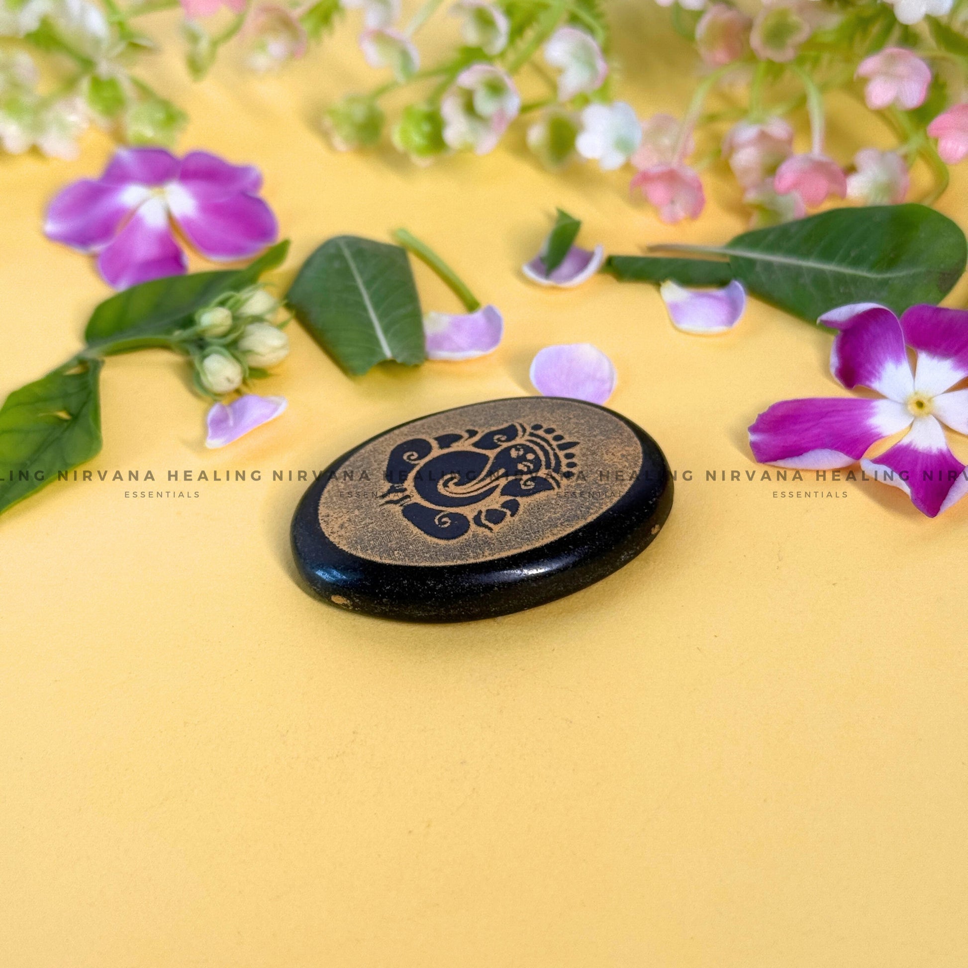 BLACK TOURMALINE GANESHA ZIBU COIN (Protection, Grounding, Shielding And Growth) image 3