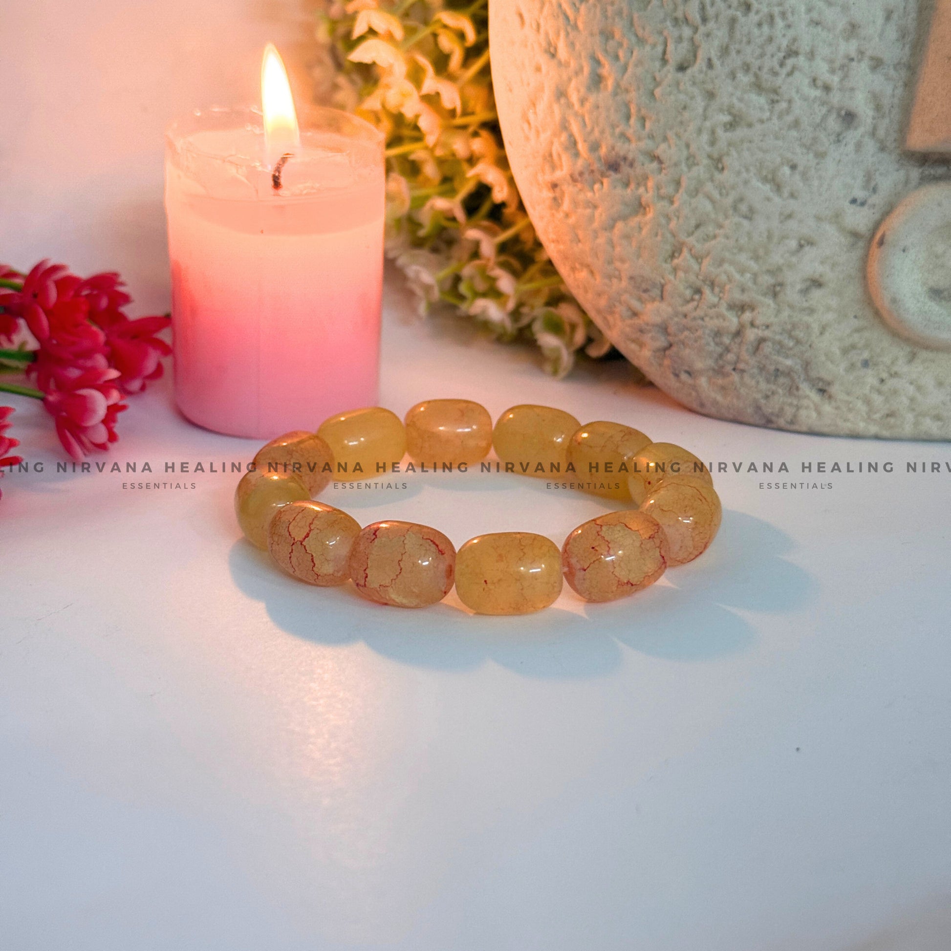 YELLOW AVENTURINE TUMBLE BRACELET (Joy, Leadership And Empowerment). image 3
