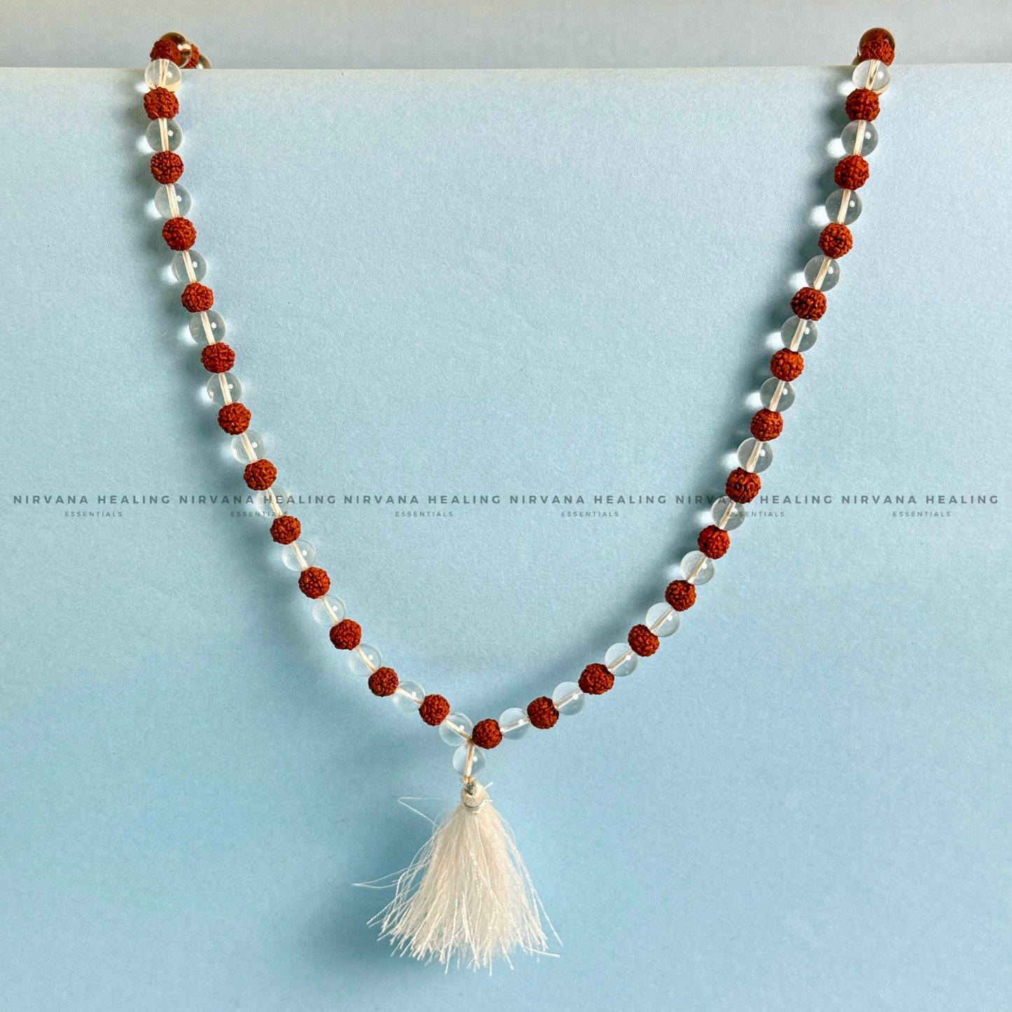 RUDRAKSH-SPHATIK MALA (Balance, Purity, Divine Protection) image 3