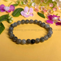 Labradorite Round Beaded Bracelet