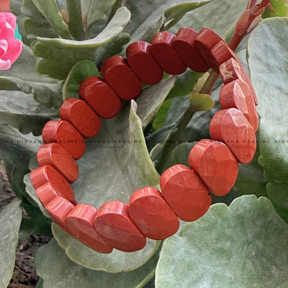 RED JASPER PYRAMID BRACELET (Immunity, Strength, Health And Pain Relief) image 4