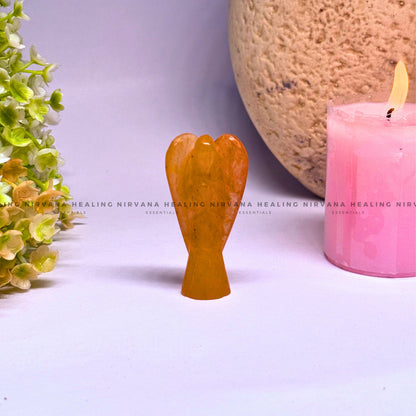 YELLOW AVENTURINE ANGEL (Joy, Leadership, Empowerment). image 0