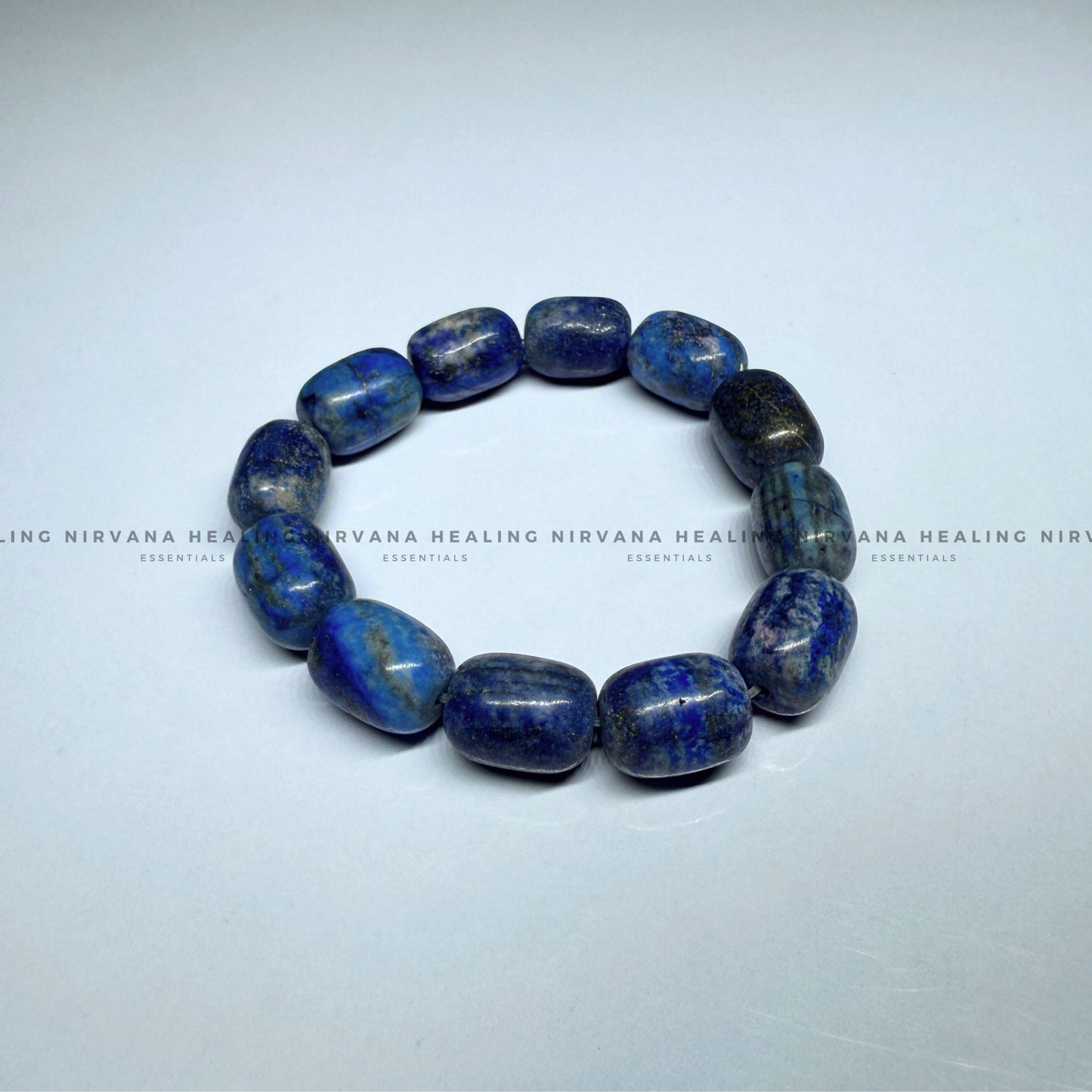 LAPIS LAZULI TUMBLE BRACELET (Communication, Truth, Ease Of Expression And Wisdom) image 3