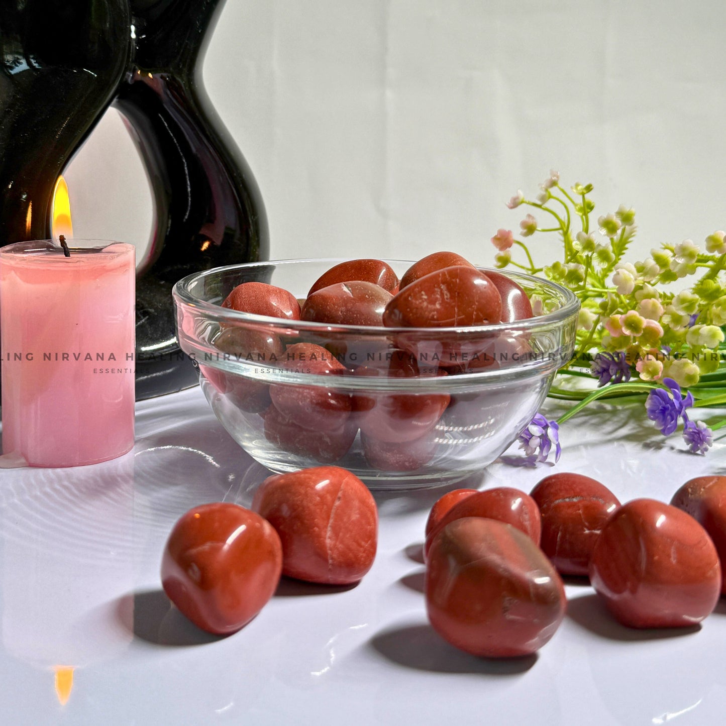 RED JASPER TUMBLE STONES (Endurance, Stability, Vitality And Courage) image 5