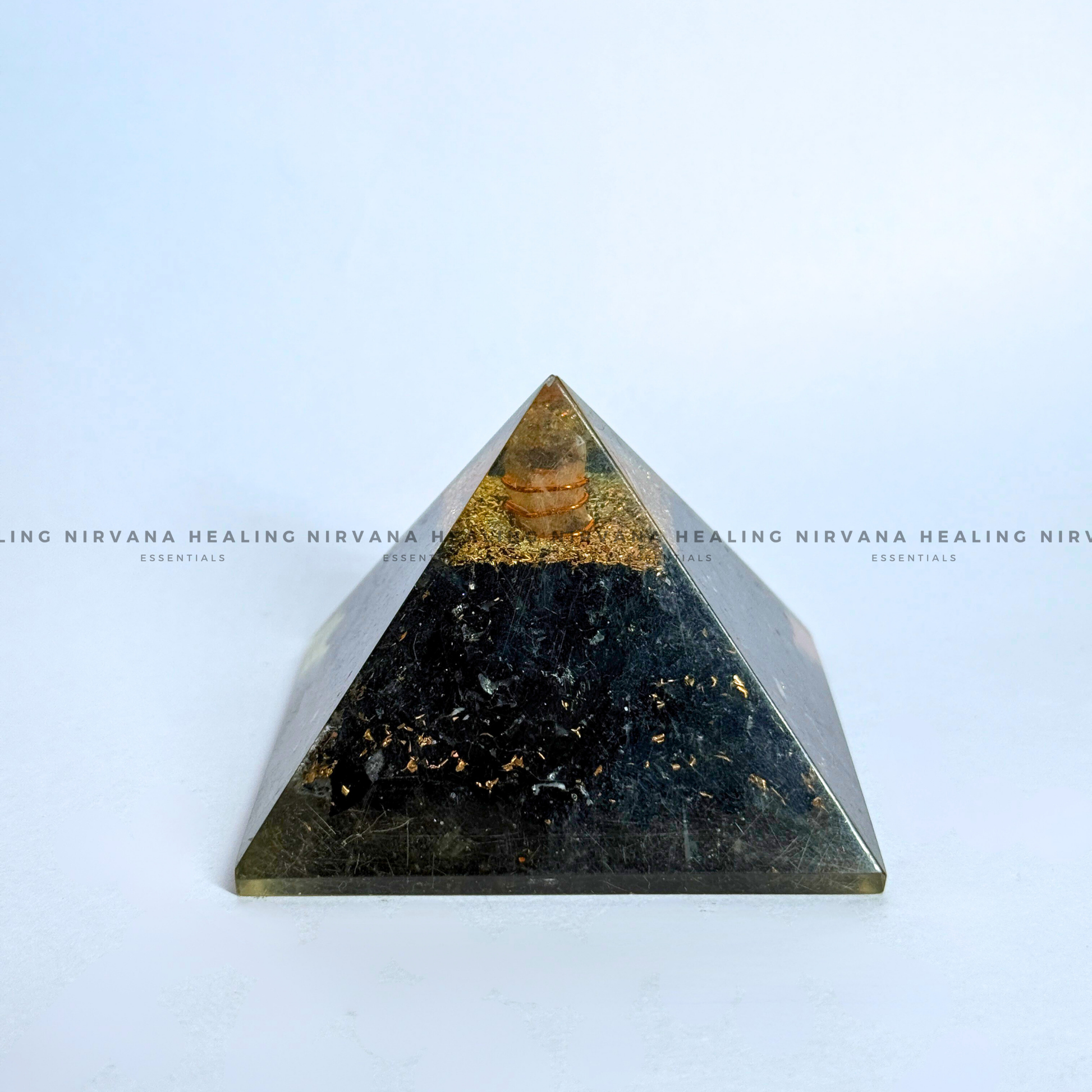 BLACK AGATE 5 ELEMENT PYRAMID (Grounding, Protection, Success And Courage) image 6