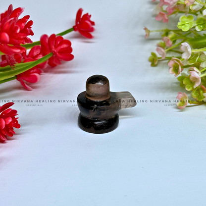 SMOKY QUARTZ SHIVLING (1 Inch) (Grounding, Detox, Protection And Removes Anxiety) image 6