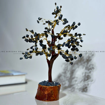 BLACK AGATE CRYSTAL TREE Approx 100 Beads (Abundance, Nature Connection And Inner Peace) image 3