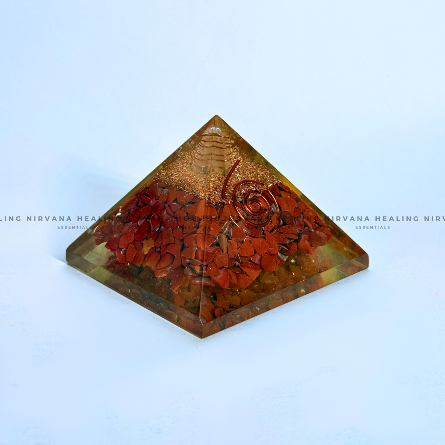 RED JASPER PYRAMID (Immunity, Strength, Health And Pain Relief) image 1