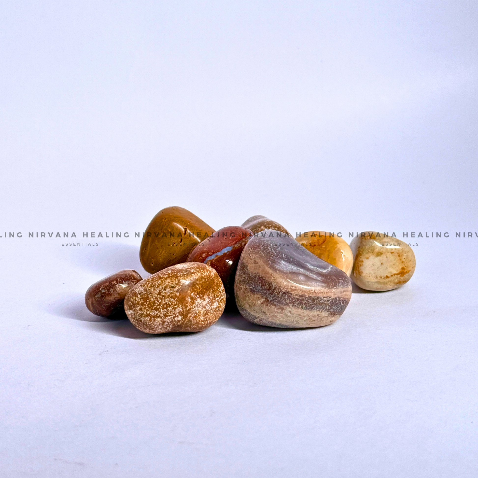 SUN NATURAL TUMBLE STONE (Creativity, Initiative, Grounding And Strength) image 2