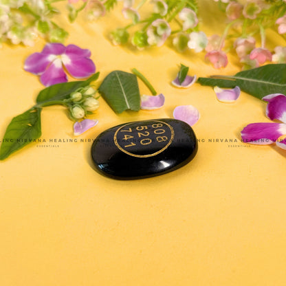 BLACK TOURMALINE ABUNDANCE ZIBU COIN (Protection, Grounding, Shielding And Growth) image 2