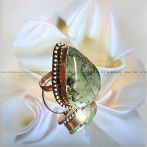 LEBROLITE DIAMOND SHAPED RING (Stone of Magic, Protection And Transformation)