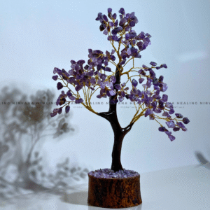 AMETHYST CRYSTAL TREE (BIG) Approx 300 Beads (Meditation, Stress Reduction, Intuition and Manifestation)