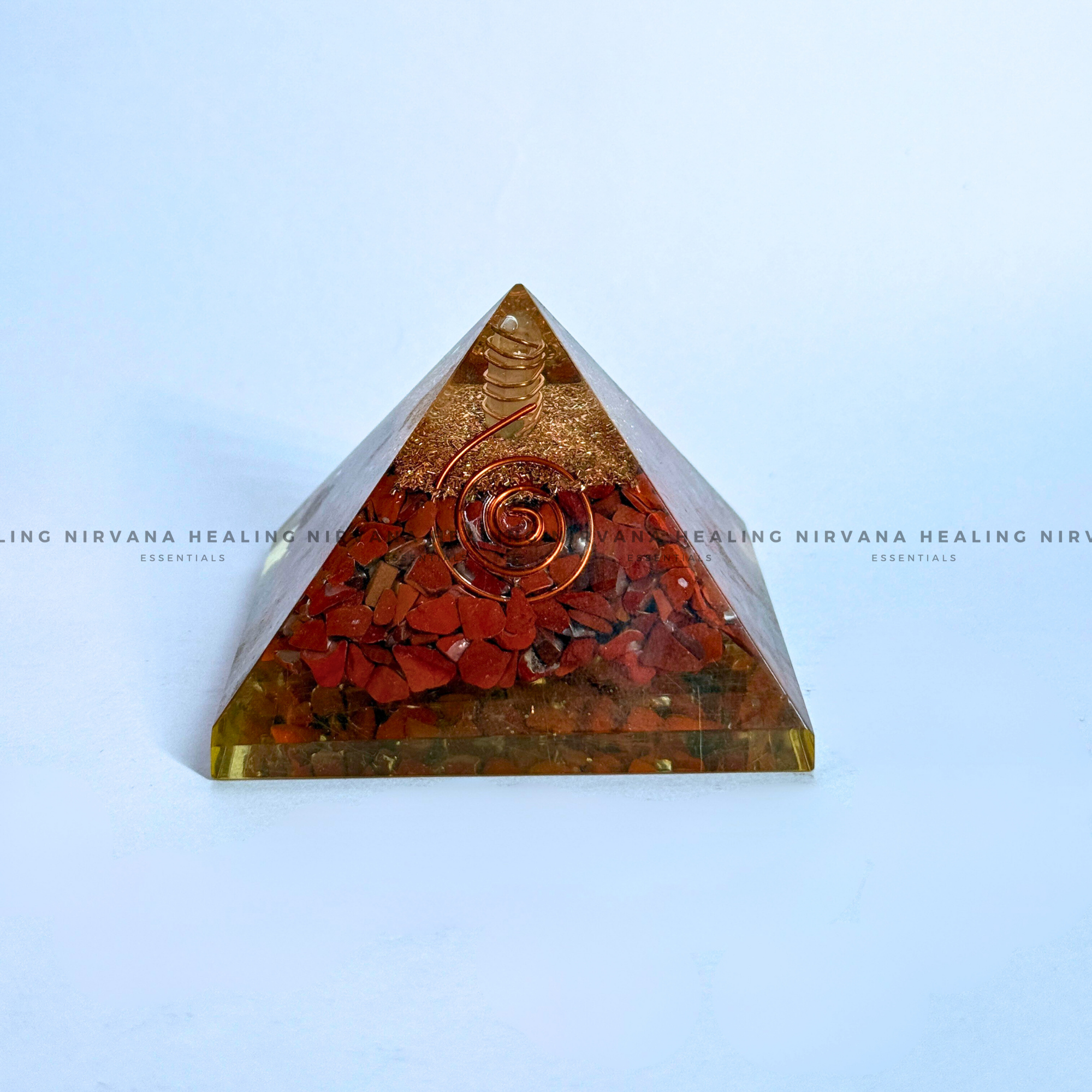 RED JASPER PYRAMID (Immunity, Strength, Health And Pain Relief)