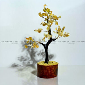 CITRINE CRYSTAL TREE (SMALL) Approx 100 Beads (Abundance, Creativity, Success And Confidence).