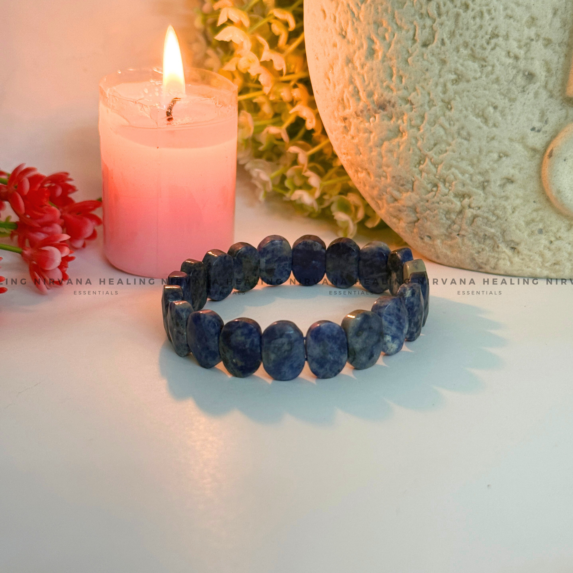 SODALITE PYRAMID BRACELET (Sodalite Creativity, Expression, Logic And Communication) - Image 2